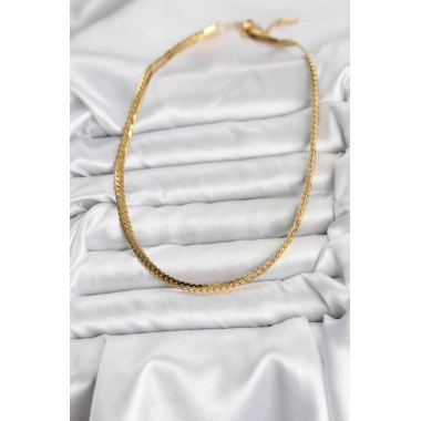 316L Çelik Gold Renk Zincir Kadın Kolye