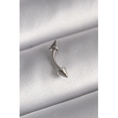 316L Çelik Gümüş Renk Çivi Model Piercing