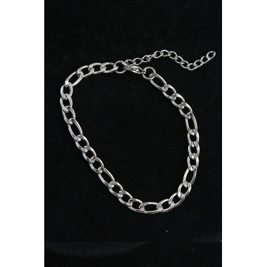 316L Çelik Klasik Model Gümüş Renk Erkek Bileklik