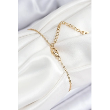 316L Çelik Nazar Boncuğu Model Gold Renk Kadın Bileklik