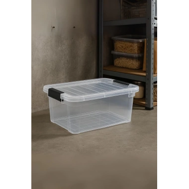 34 L Şeffaf Saklama Kutusu & Düzenleme Kutusu & Oyuncak Kutusu