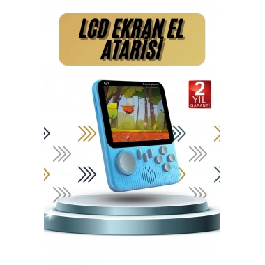 3.5 İnç Mini Atari Taşınabilir Oyun Konsolu 666 Adet Retro Oyun