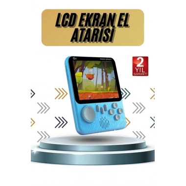 3.5 İnç Mini Atari Taşınabilir Oyun Konsolu 666 Adet Retro Oyun