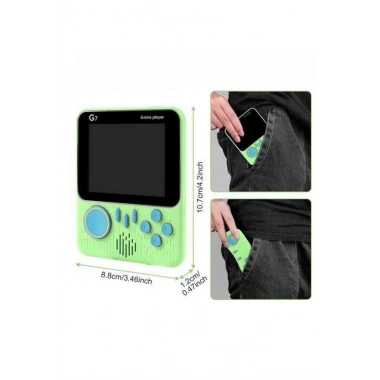 3.5 İnç Mini Atari Taşınabilir Oyun Konsolu 666 Adet Retro Oyun