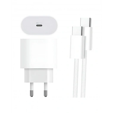 35W USB-C Hızlı Şarj Adaptörü Type-C to C Kablo Seti