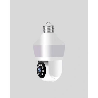 360° Full HD Wi-Fi Akıllı Ampül Kamera Gece Görüşlü