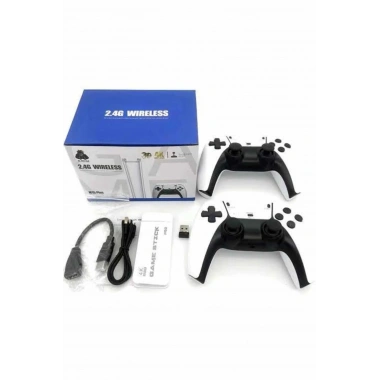 3D 4K HD 2.4G Game Stick 4K Ultra Hd Oyun Konsolu Çift Kollu