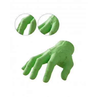 3D Modern Yeşil El Heykeli 27x22 cm Raf ve Konsol Üstü Dekor