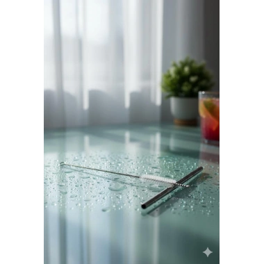 3’lü Paslanmaz Çelik Pipet Temizleme Fırçası Seti