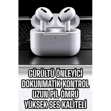 3.Nesil TWS Bluetooth Kulaklık Mikrofonlu ANC Özelliği Dokunmatik Kontrol