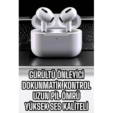 3.Nesil TWS Bluetooth Kulaklık Mikrofonlu ANC Özelliği Dokunmatik Kontrol