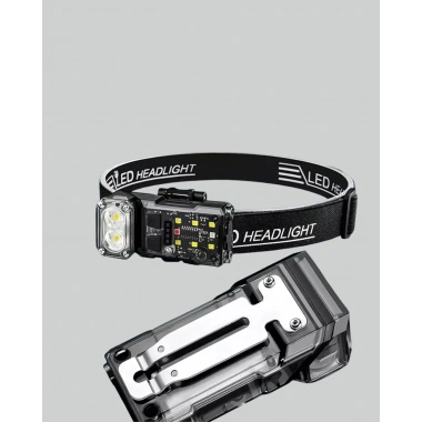 3’ü 1 Arada LED Far Şarj Edilebilir Sensörlü Manyetik 10 Saat Kullanım