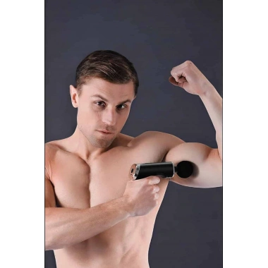 4 Başlıklı Darbeli Şarjlı Masaj Aleti Tabancası Kablosuz