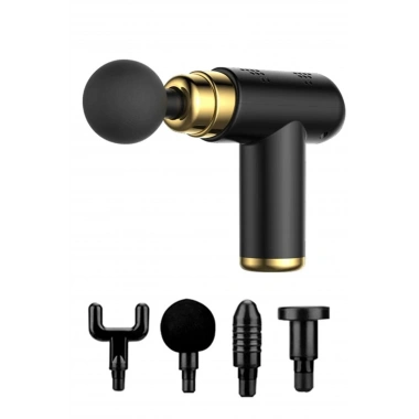 4 Başlıklı USB Şarj Olabilen Masaj Tabancası (5468)