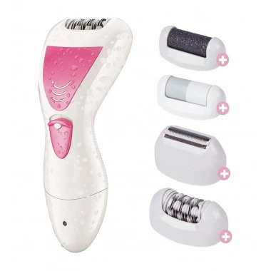 4 In 1 Su Geçirmez Epilasyon Aleti Epilatör Cihazı Tüy Alma Makinesi Topuk Törpüsü (5468)