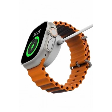 49mm Akıllı Saat Amoled Ekranlı Kadın Erkek Kol Saati Plastik Kordon