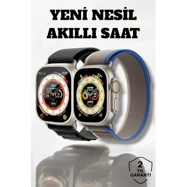 49MM Ekranlı, Kan Basıncı ve Adımsayar Özellikli Bluetooth Akıllı Saat