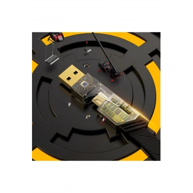 4in1 Type-c 65W to USB-A + Type-c to Lightning 27W Hızlı Şarj Kablosu SİYAH