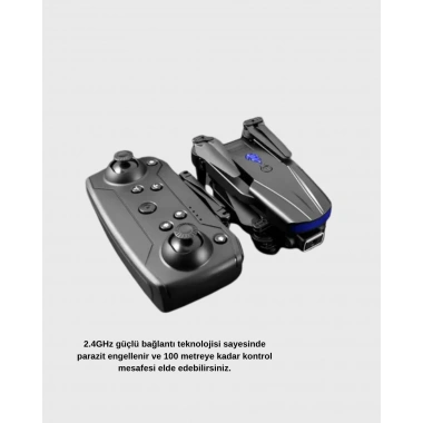 4K Katlanabilir Drone Uzaktan Kontrollü Wi-Fi Görüntü Aktarımlı