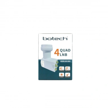 4LÜ UYDU LNB UNIVERSAL QUAD FULL HD - 3D - 0.1DB RLE-400 (5468)