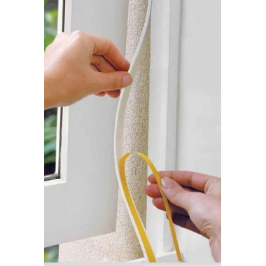 5 Adet 9 Metre Pencere Izolasyon Bandı Yapışkanlı Cam Yalıtım Süngeri Rüzgar Soğuk Kesici Pimapen Fitili