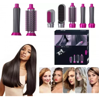 5 in 1 Hava Üflemeli Saç Düzleştirici (5468)