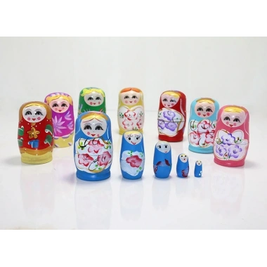 5li Ahşap Matruşka