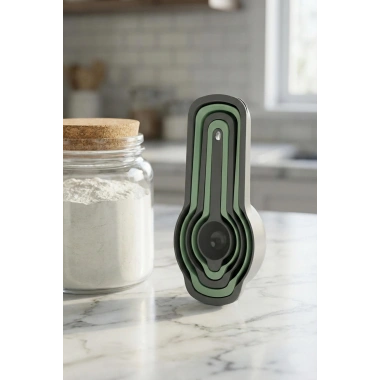 5li Ölçekli Ölçü Kaşığı Ve Kabı Seti (8 cm x 14,5 cm x 3,5 cm)