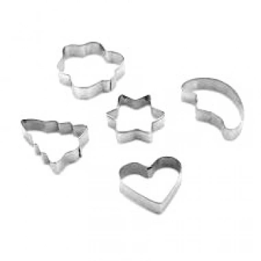 5 PARÇA  METAL BİSKÜVİ KURABİYE KALIP (5468)