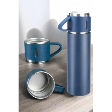 500 ml Kapasiteli Taşınabilir Basınçlı Termos Seti Günlük Kullanım için İdeal