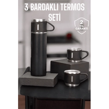 500 ml Kapasiteli Taşınabilir Basınçlı Termos Seti Günlük Kullanım için İdeal