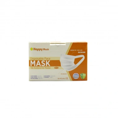 50PCS BEYAZ CERRAHİ YÜZ MASKESİ (5468)
