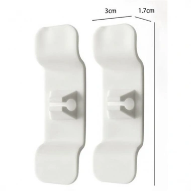 6'lı Pratik Kablo Toparlayıcı Yapışkanlı Klips Mutfak Air Fryer Kettle Kahve Tost Makinası (5468)