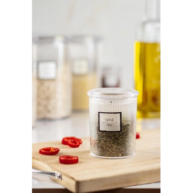 6lı Barok Yuvarlak Baharat Kavanoz Seti & Saklama Kabı & Erzak Kabı (6*250 ML)