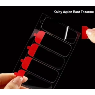 60 Parça Kolay Açılır Güçlü Çift Taraflı Bant 18mm*50mm (5468)