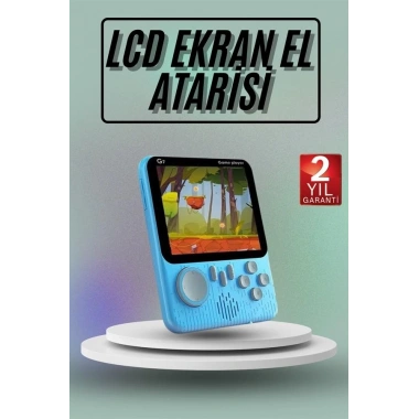 666 Oyunlu Retro El Konsolu Atari 3.5 İnç Taşınabilir Oyun Konsolu