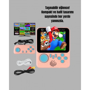 666 Oyunlu Retro Game Console – TV ve Çift Gamepad Desteği