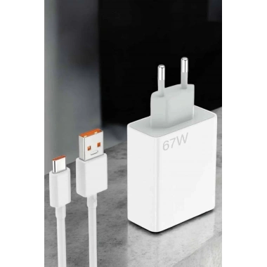 67W Şarj Aleti Turbo Hızlı Type-C Şarj