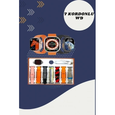 7 Kordonlu Akıllı Saat Ve Yeni Nesil Kulaklık Dokunmatik Ekran Android ve İOS Uyumlu