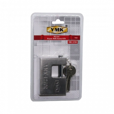 70MM GRİ KAYAR MİLLİ ASMA KİLİT (5468)