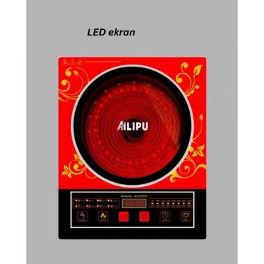 8 Programlı LED Ekranlı İndüksiyon Ocak 80–270°C Sıcaklık Ayarı