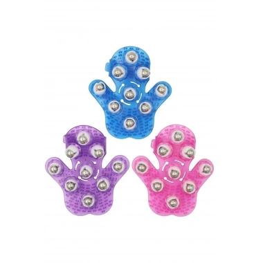 9 Bilyeli Masaj Eldiveni Giyilebilir Plastik Vücut Sıkılaştırıcı