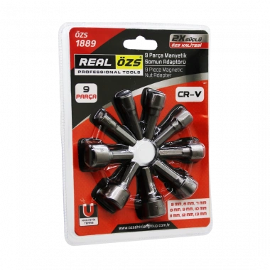 9  PARÇA   - 5-13 MM MANYETİK SOMUN SÖKME - ÇATI ADAPTÖRÜ (5468)