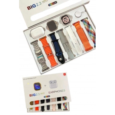 9 Ultra Akıllı Saat 49mm 2inç Ekran 7 Kordonlu ve Bluetooth Kulaklık