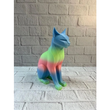 Açık Rainbow Kedi Biblo Modern Salon ve Raf Dekoru