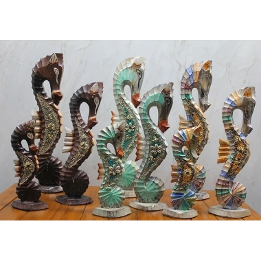 Ahşap 3lü Denizatı Kumlu