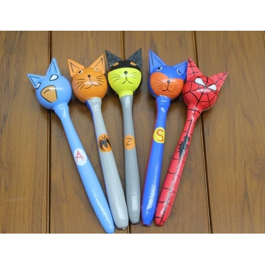 Ahşap 5li Marakas Seti Polos:12