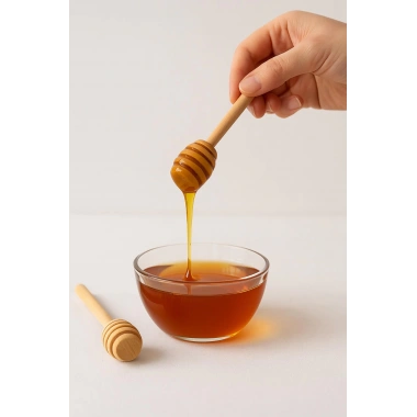 Ahşap Bal Kaşığı Seti 2’li 16,5 cm