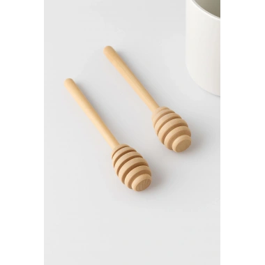 Ahşap Bal Kaşığı Seti 2’li 16,5 cm
