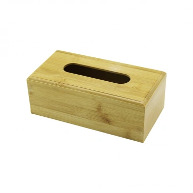 AHŞAP - BAMBU PEÇETELİK KUTU 11.6 X 22.8CM ALT KAPAKLI = KAYAR KANALLI - AÇ-KAPA (5468)
